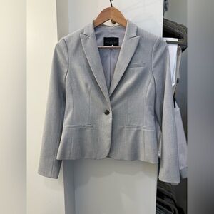 Banana Republic Light Gray Women's Blazer